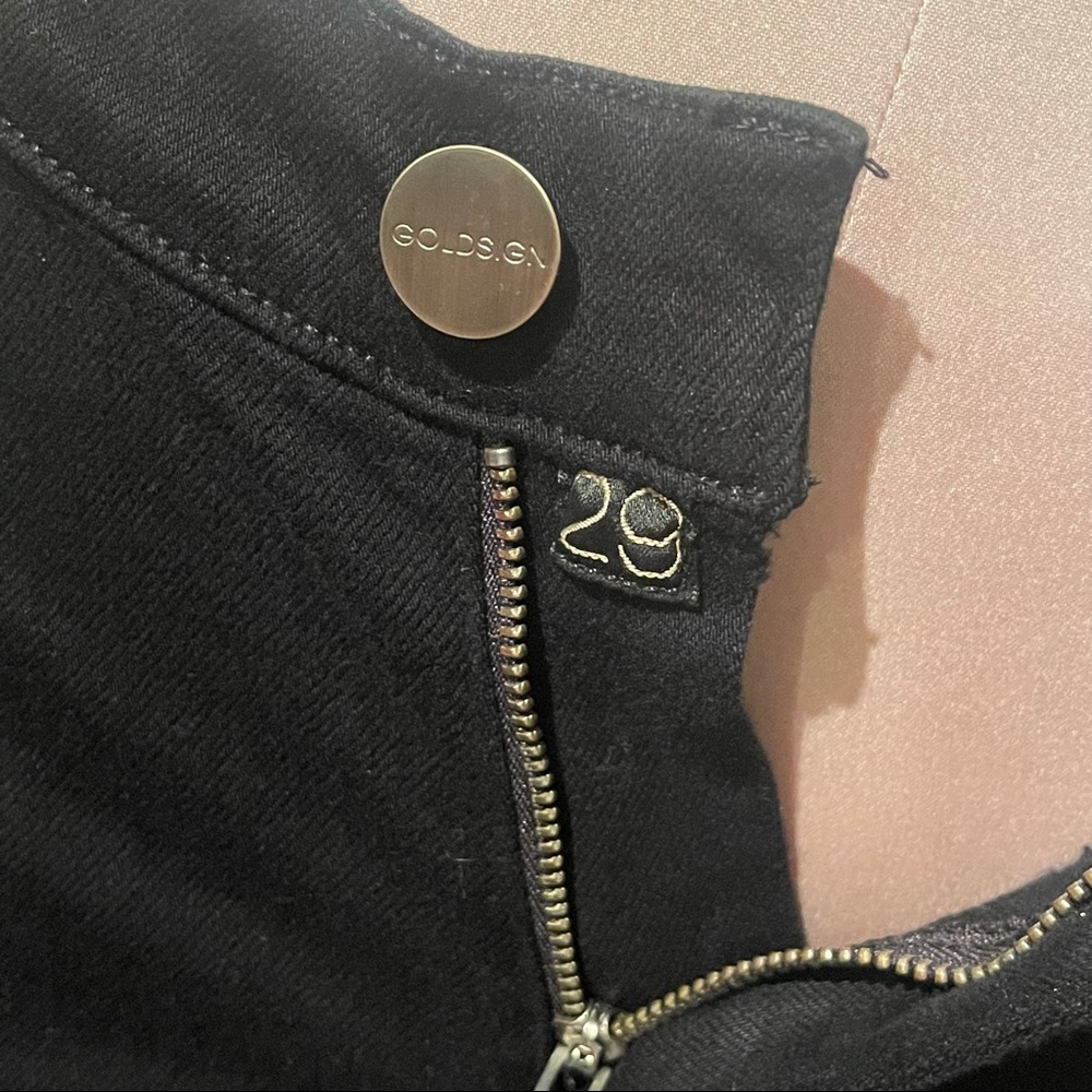 Goldsign Marcie Crop Skinny Ankle Zipper Jeans - Picture 10 of 16